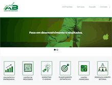 Tablet Screenshot of mbconsultoriaempresarial.com